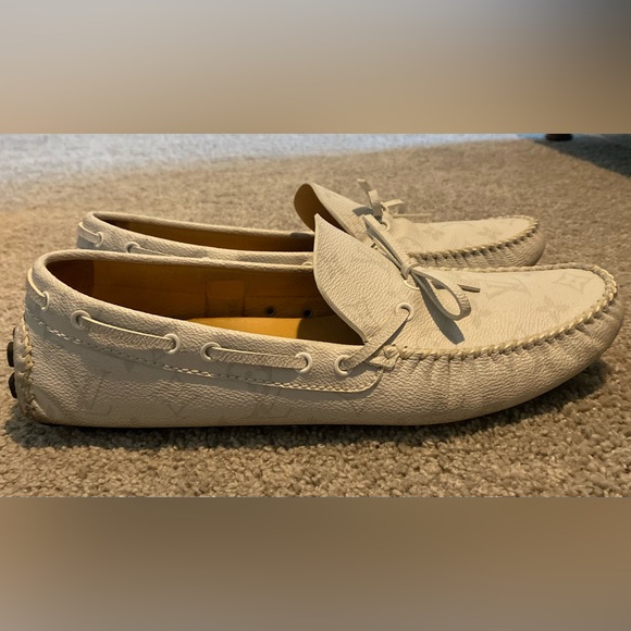 Louis Vuitton Loafers Grey Monogram [Box & Dust-bag Included] - Picture 5 of 5